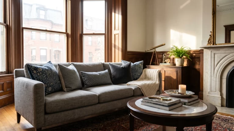 Living room reset during a deep cleaning by Cleaner N More in MetroWest, MA